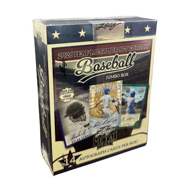 2026 Leaf Metal Draft Edition Baseball Mega Box（Jumbo Box） 7/10入荷