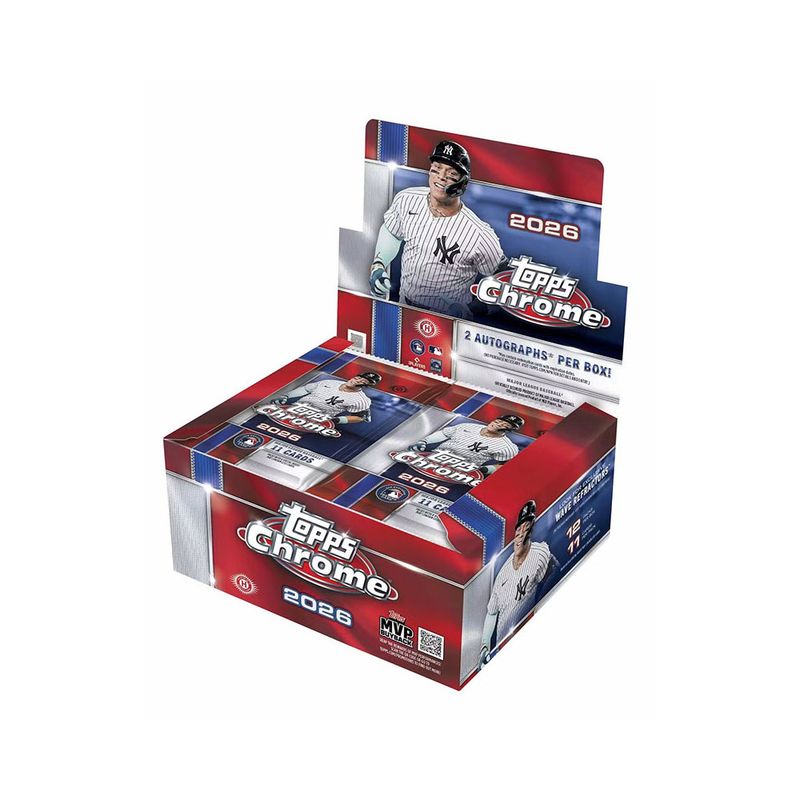 (予約)MLB 2026 Topps Chrome Baseball Jumbo Box 7/23入荷予定！！