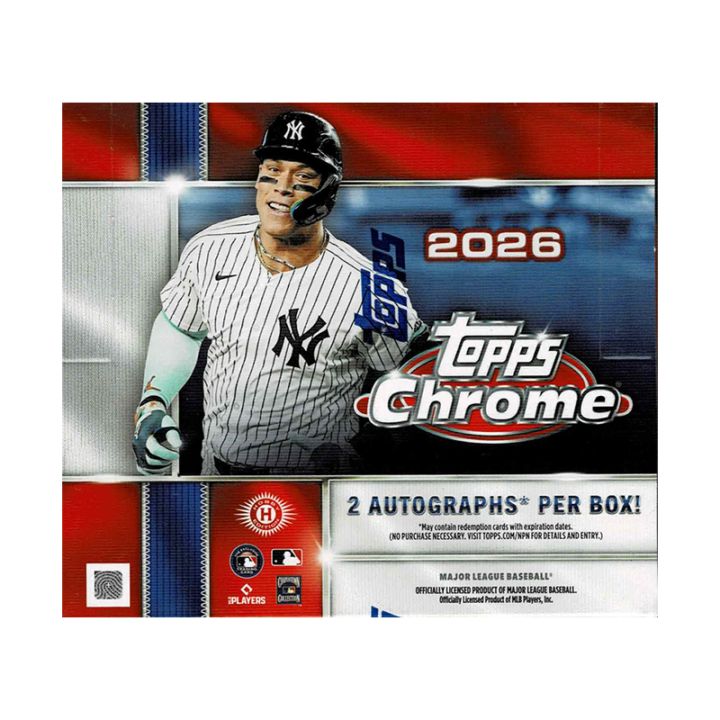 MLB 2026 Topps Chrome Baseball Jumbo Box 7/23入荷