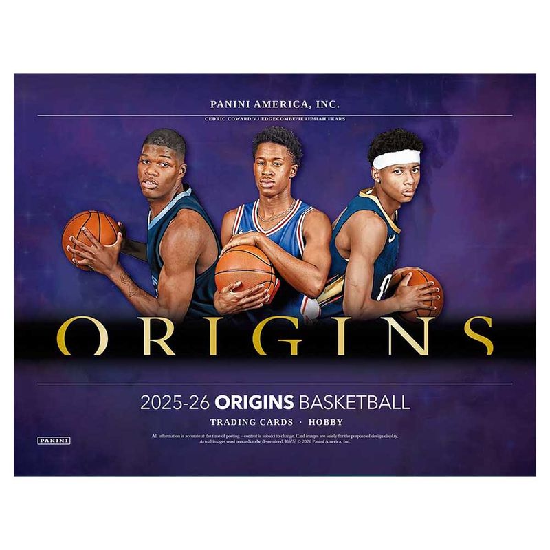 2025-26 Panini Origins Basketball Hobby Box 8/29入荷