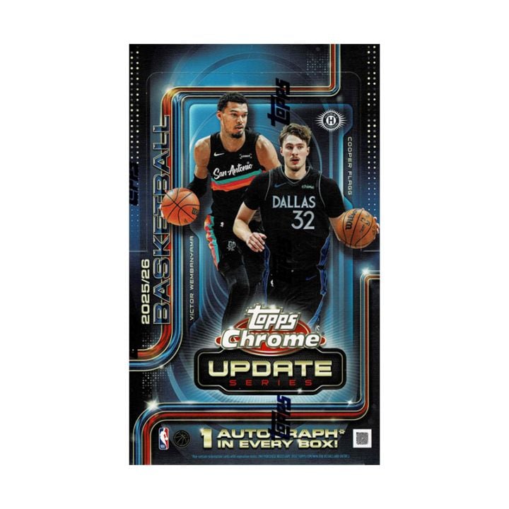 NBA 2025-26 Topps Chrome Update Series Basketball Hobby Box 8/7入荷