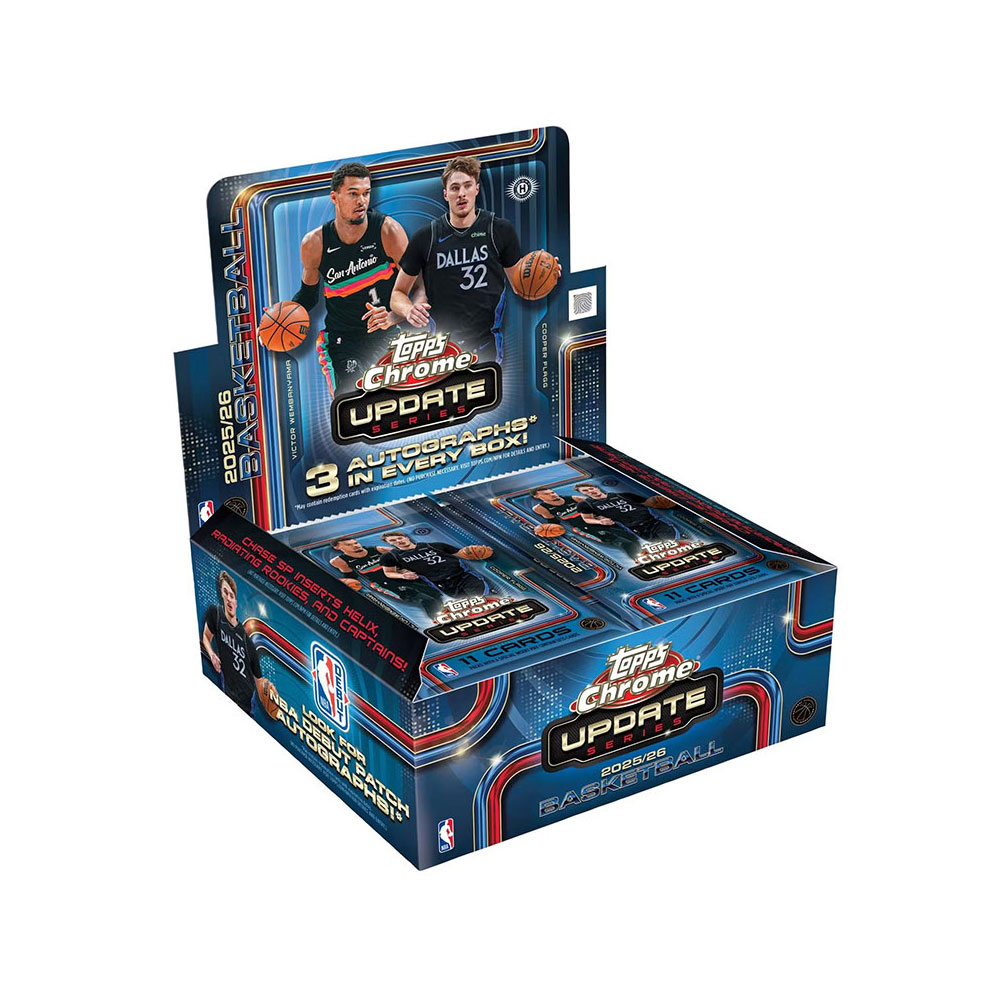 予約)NBA 2025-26 Topps Chrome Update Series Basketball Jumbo Box 8