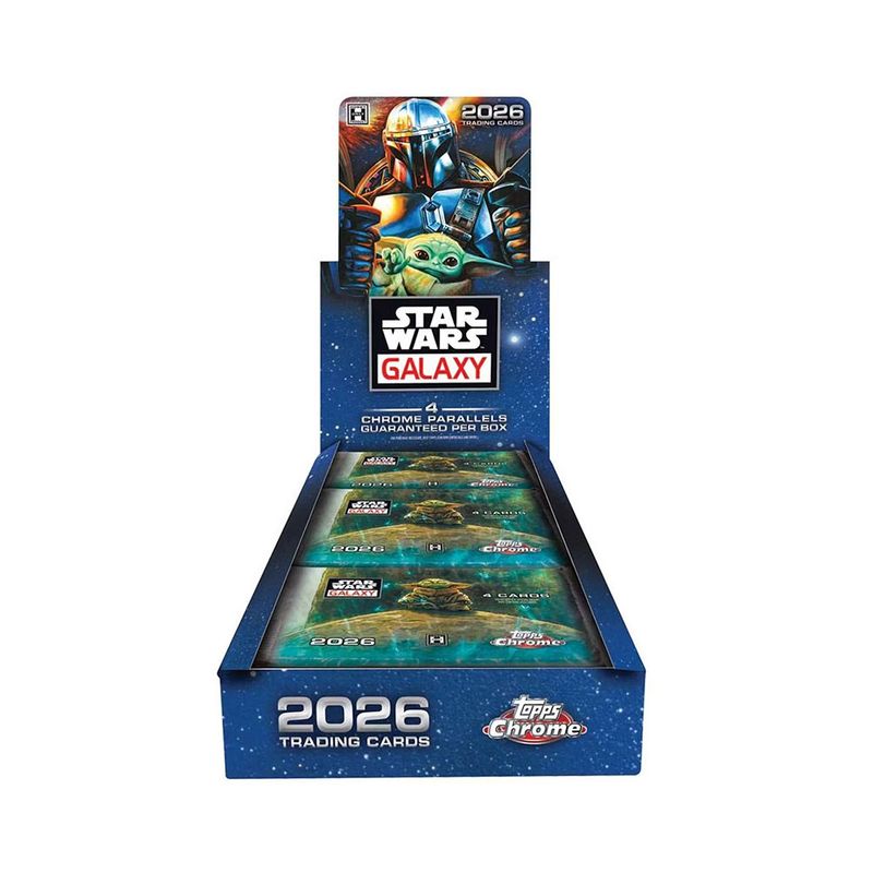 (予約)2026 Topps Star Wars Chrome Galaxy Hobby Box 8/13入荷予定！