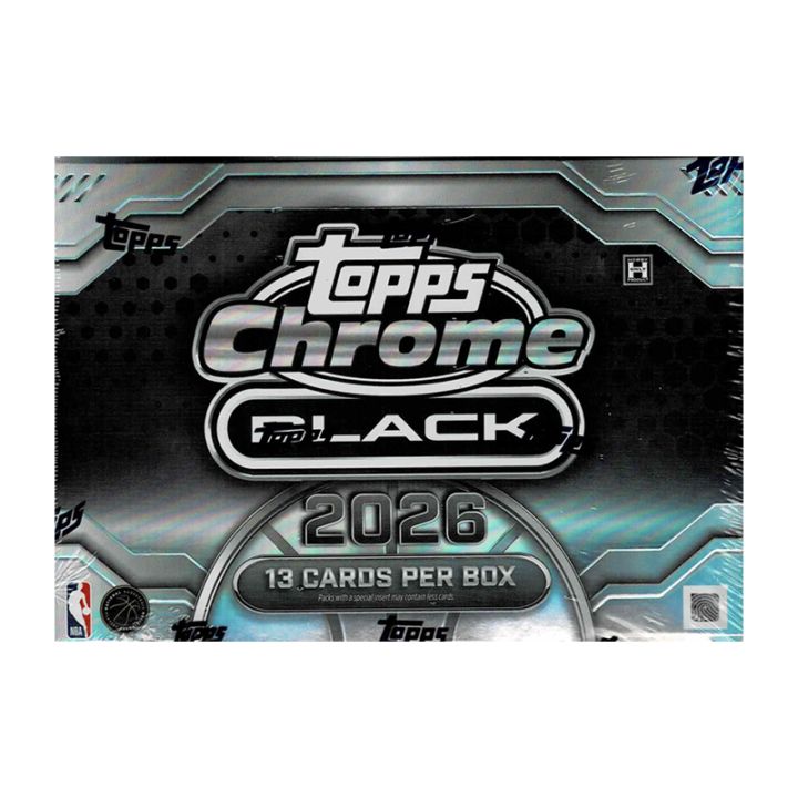 NBA 2025-26 Topps Chrome Black Basketball Hobby Box 8/28入荷