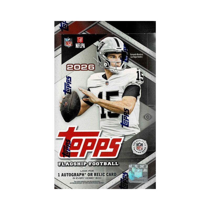 NFL 2026 Topps Flagship Football Hobby Box 8/22入荷！！