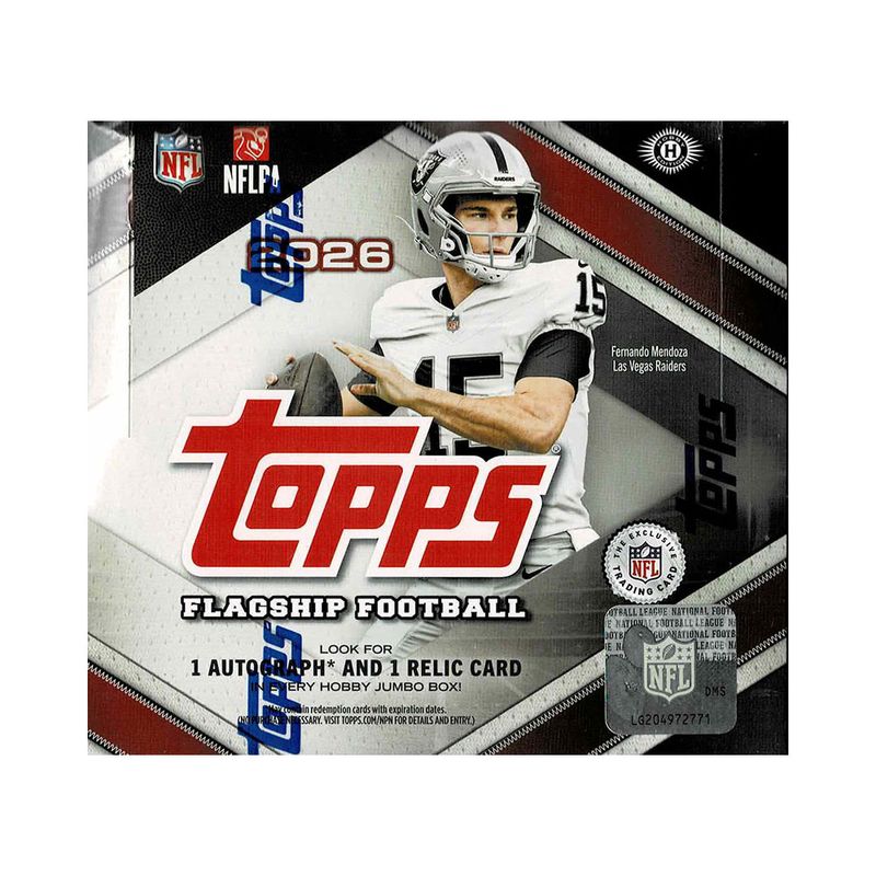 NFL 2026 Topps Flagship Football Jumbo Box 8/22入荷！！