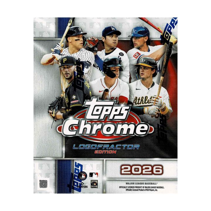 MLB 2026 Topps Chrome Baseball Logofractor Edition Box 8/26入荷
