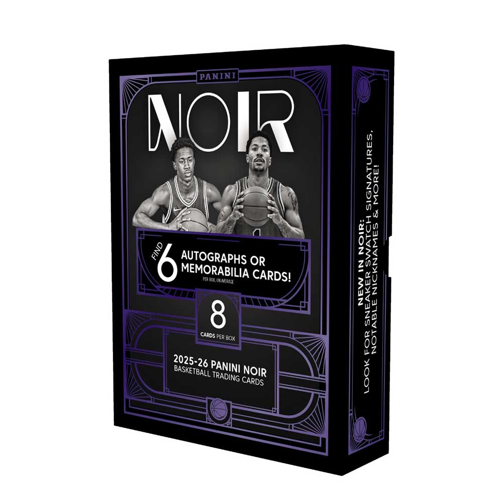 予約）2025-26 Panini Noir Basketball Hobby Box 9/19入荷予定