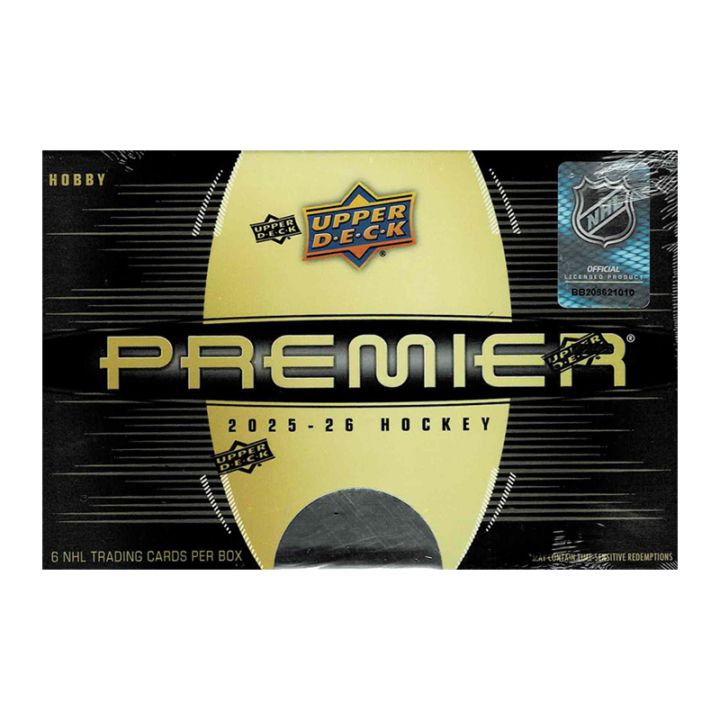 NHL 2025-26 Upper Deck Premier Hockey Hobby Box 9/3入荷 価格はTel 店頭販売中