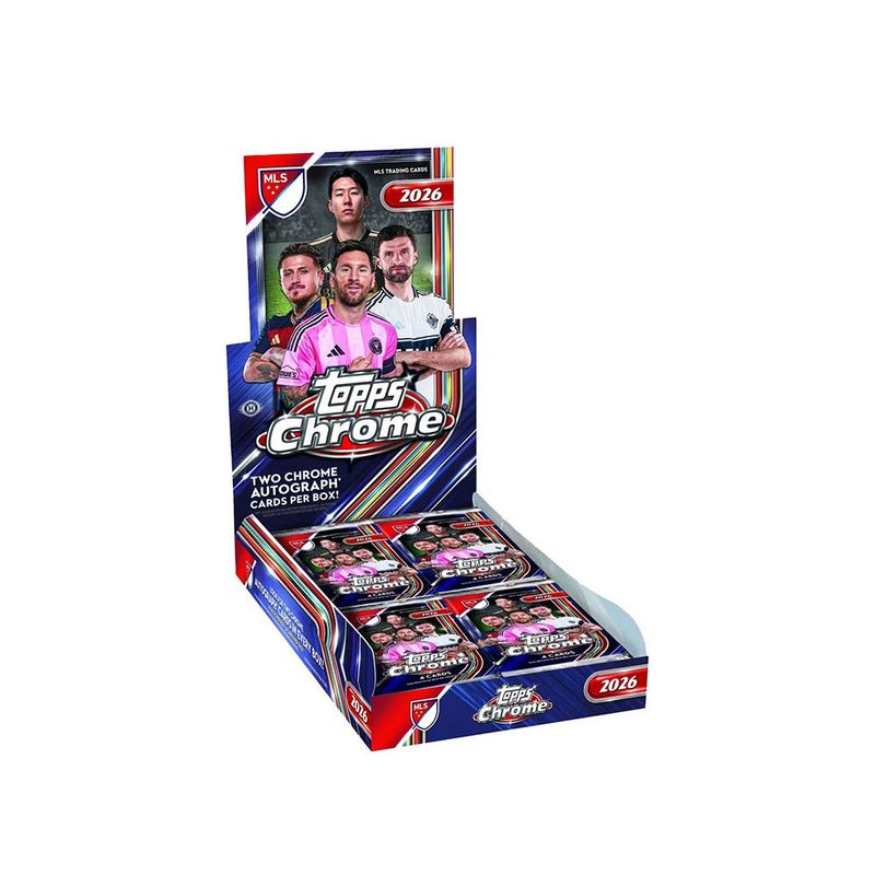 (予約)2026 Topps Chrome MLS Sccoer Hobby Box 9/11入荷予定