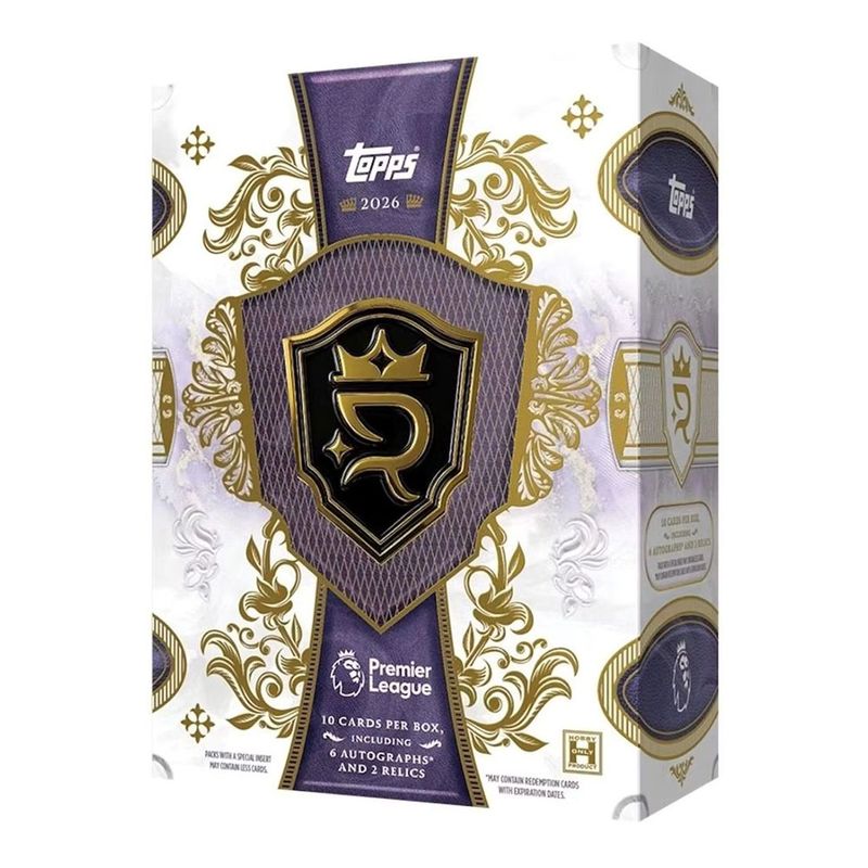2026-27 Topps Royalty Premier League Soccer Hobby Box 9/30入荷