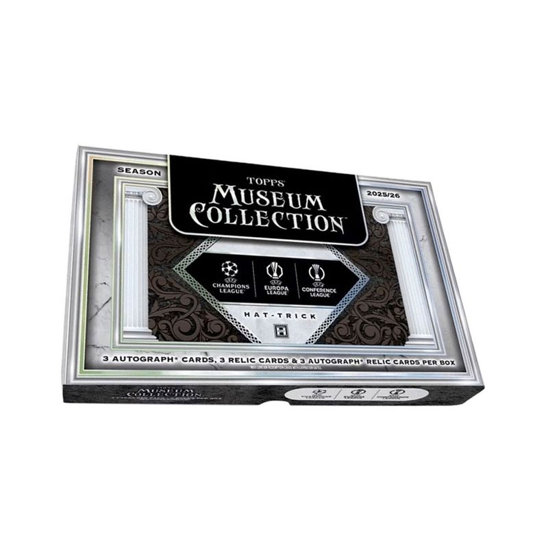(予約)2025-26 Topps UEFA Club Competitions Museum Collection Soccer Hat Trick Box 9/19入荷予定
