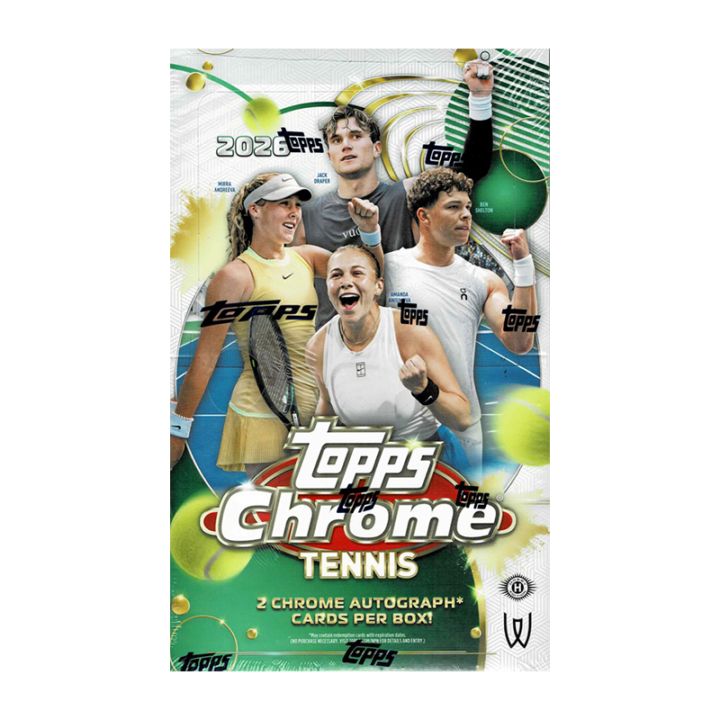 2026 Topps Chrome Tennis Hobby Box 10/1入荷
