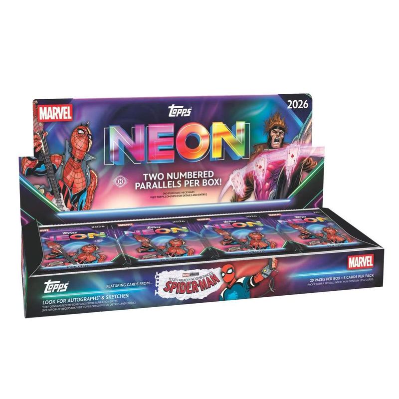 （予約）2026 Topps Neon Marvel Hobby Box 10/16入荷予定