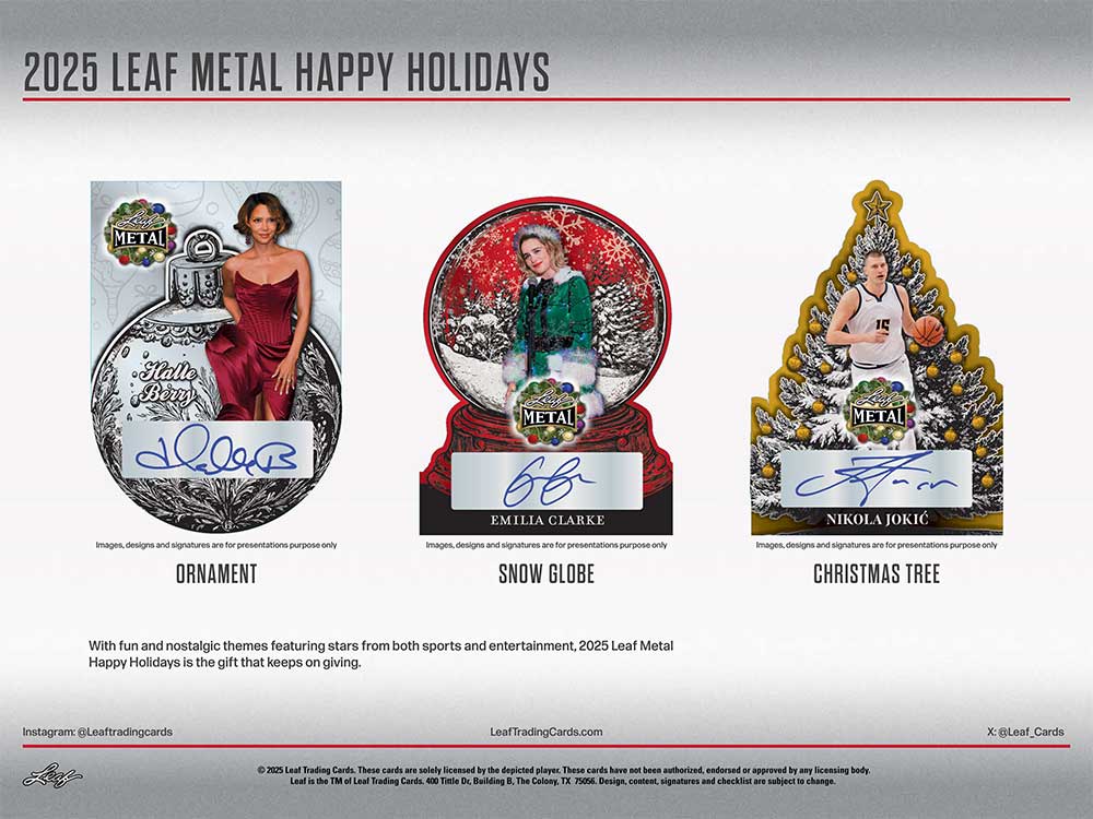 予約)2025 Leaf Metal Happy Holidays Box 12/12入荷予定！ ｜カード
