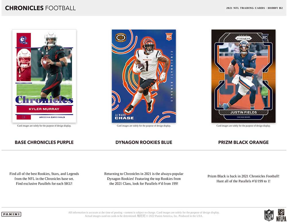 NFL 2021 Panini Chronicles Football H2 ｜カードファナティック公式通販