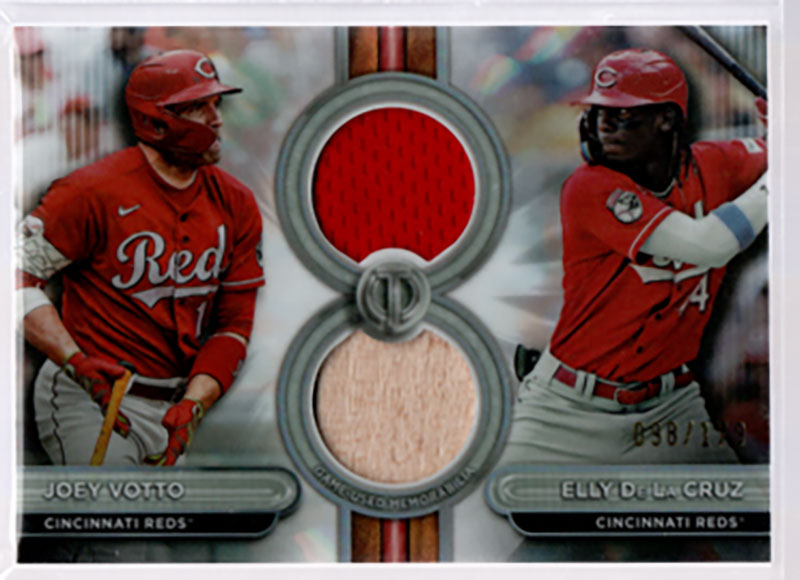 ジョーイ•ボットレッズ直筆サイン入りユニフォーム Topps