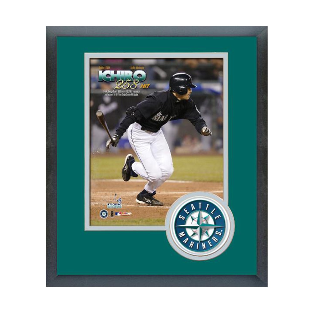 イチロー 258安打記念 8x10 フォト 額装 シアトル・マリナーズ 5/25