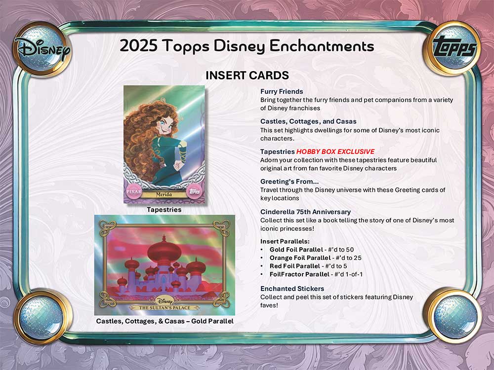 2025 Topps Disney Wonder Hobby Box 10/16入荷 ｜カード