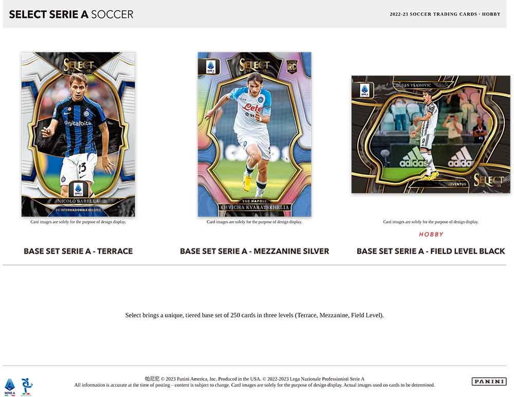 2022-23 Panini Select Serie A Soccer Box 5/20١