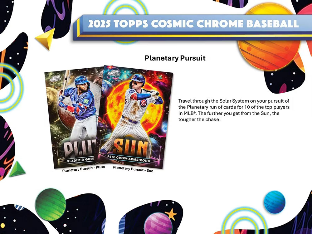 MLB 2025 Topps Cosmic Chrome Baseball Hobby Box 12/19入荷