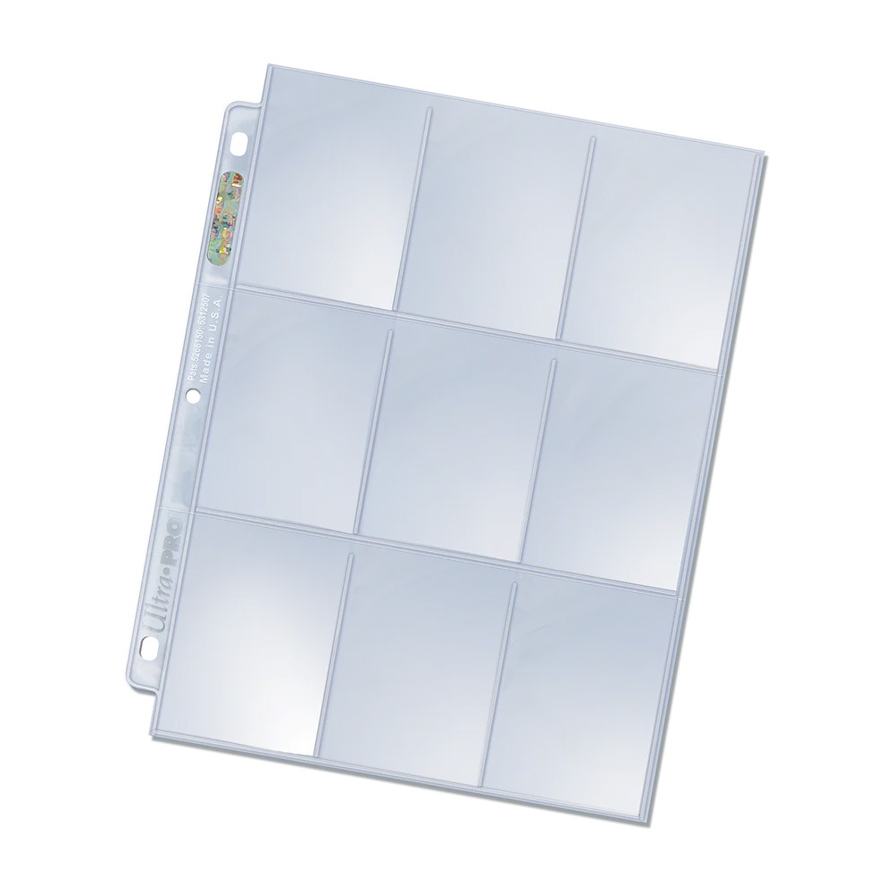 ウルトラプロ (Ultra Pro) 9ポケット シート 3穴（10枚入り）#83000