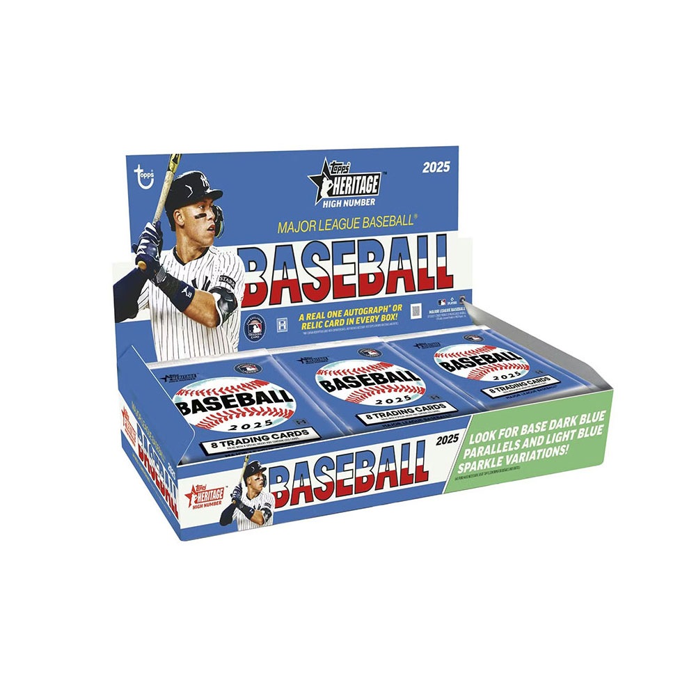 MLB 2025 Topps Heritage High Number Baseball Hobby Box 12/19入荷