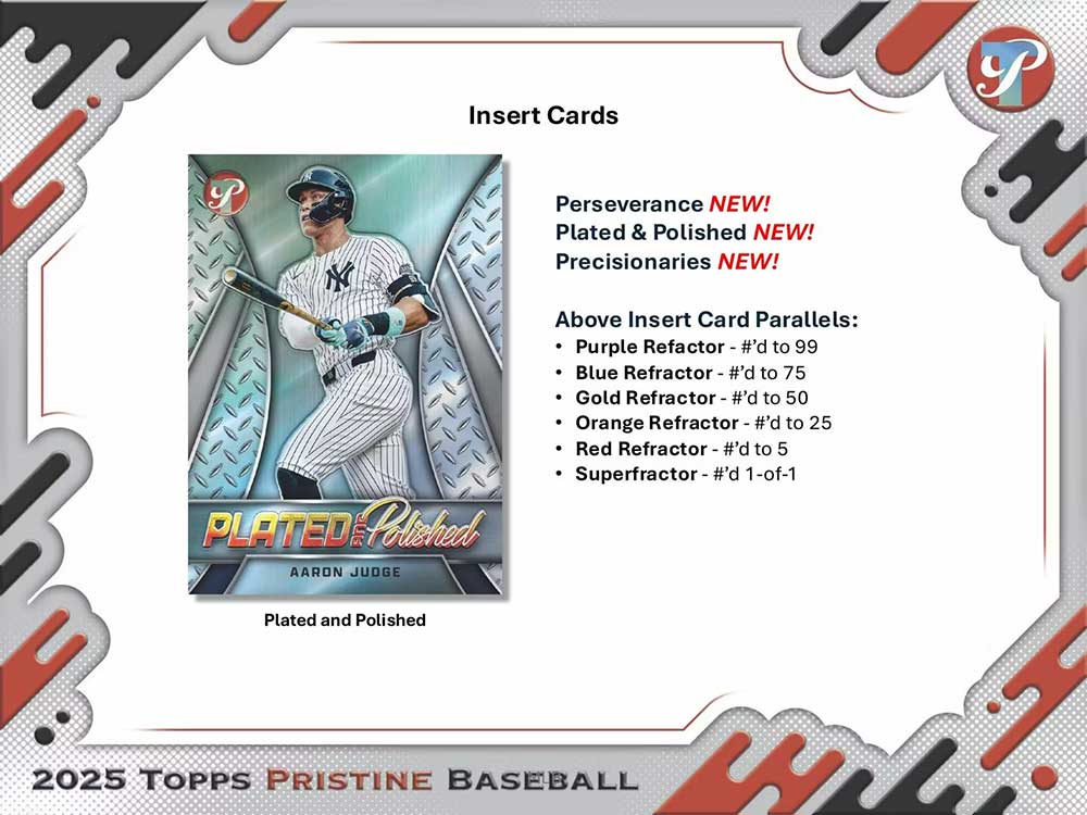 MLB 2025 Topps Pristine Baseball Hobby Box 2/13入荷 ｜カード