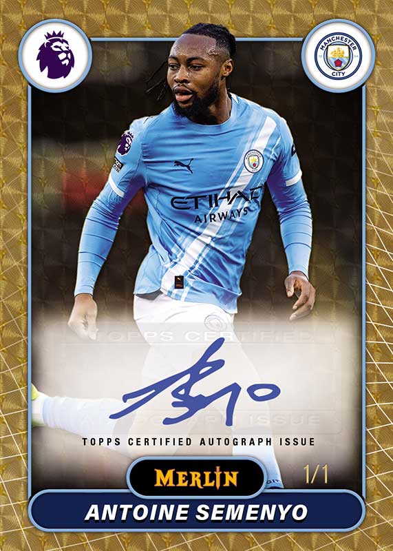 2026 Topps Merlin Premier League Soccer Hobby Box 6/12入荷