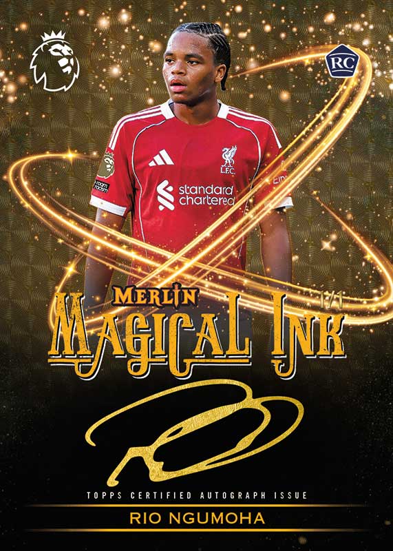 2026 Topps Merlin Premier League Soccer Hobby Box 6/12入荷