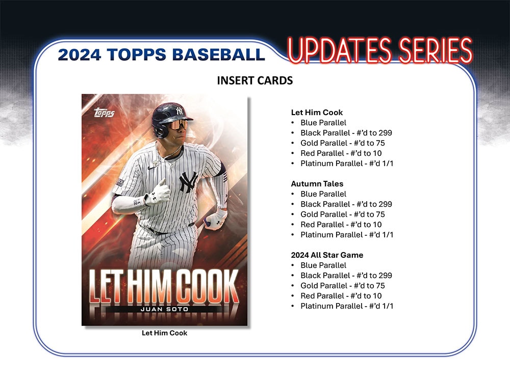 MLB 2024 Topps Update Baseball HTA Pack 10/16入荷 ｜カード