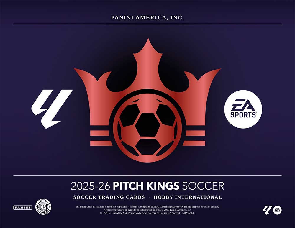 2025-26 Panini Pitch Kings Soccer Hobby International Box 6/28入荷