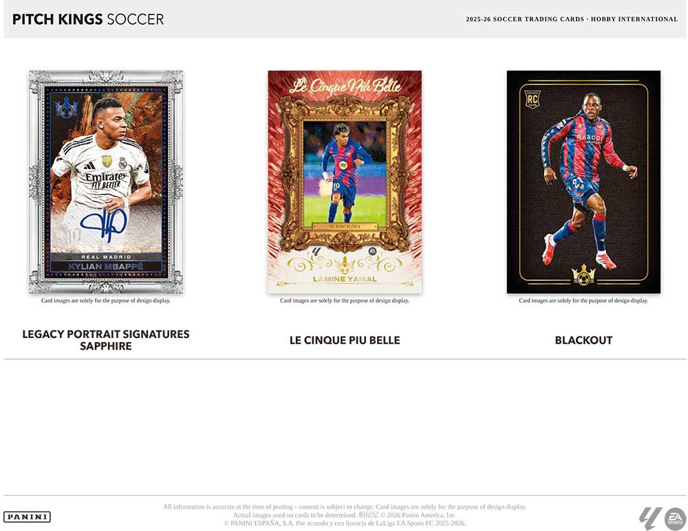 2025-26 Panini Pitch Kings Soccer Hobby International Box 6/28入荷