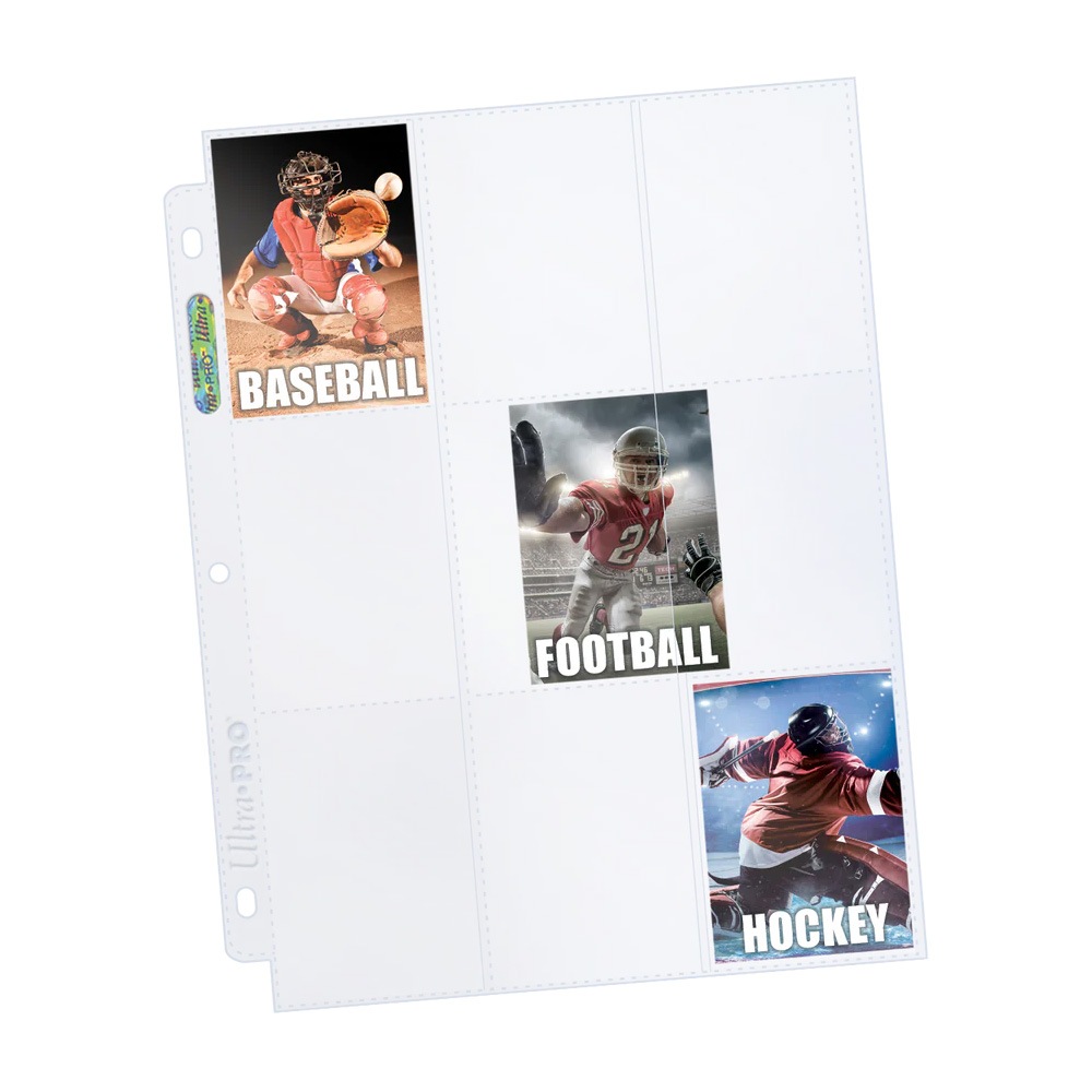 ウルトラプロ (Ultra Pro) 9ポケットページ (横入れタイプ) 3穴 #82892