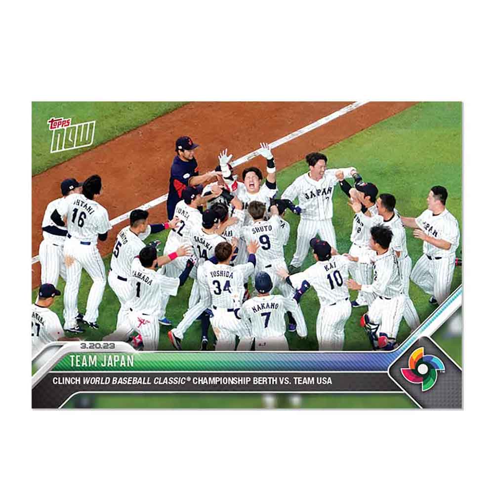 ëʿ #WBC-67 辡ǥꥫ魯뤳Ȥޤäǰ Clinch World Baseball Classic Championship Berth vs Team USA  - 2023 Topps Now Card