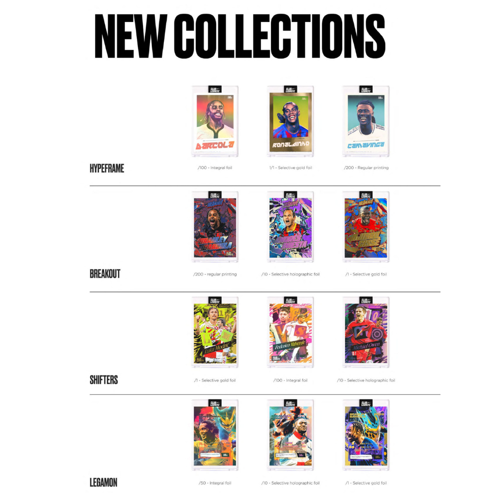 2025 Club Legacyz Icons Football Cards 2nd Edition Box 12/19入荷