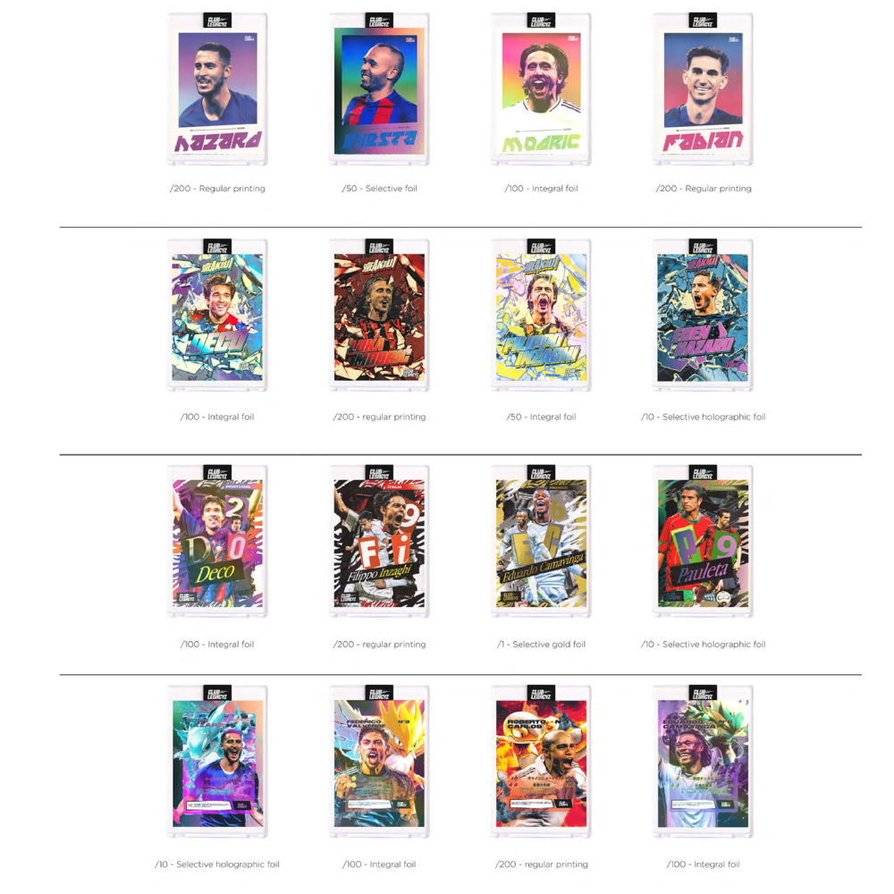 2025 Club Legacyz Icons Football Cards 2nd Edition Box 12/19入荷