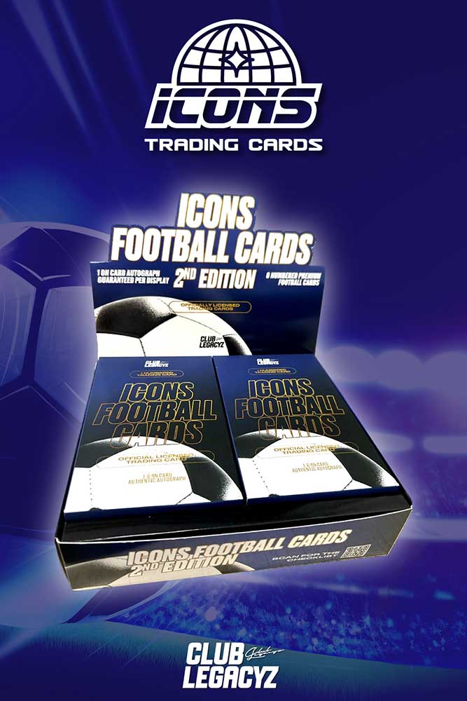 2025 Club Legacyz Icons Football Cards 2nd Edition Box 12/19入荷