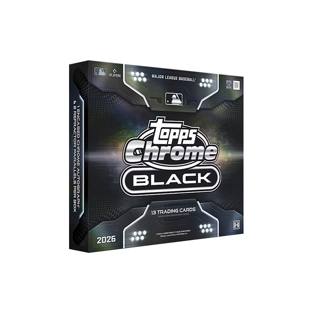 MLB 2026 Topps Chrome Black Baseball Hobby Box 4/30入荷 ｜カード