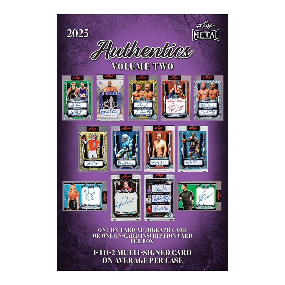 2025 Leaf Metal Authentics Volume 2 Box 12/20入荷 ｜カード
