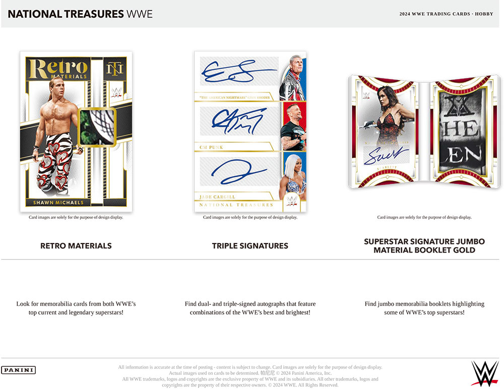 2024 Panini National Treasures WWE 4-Box case ｜カード
