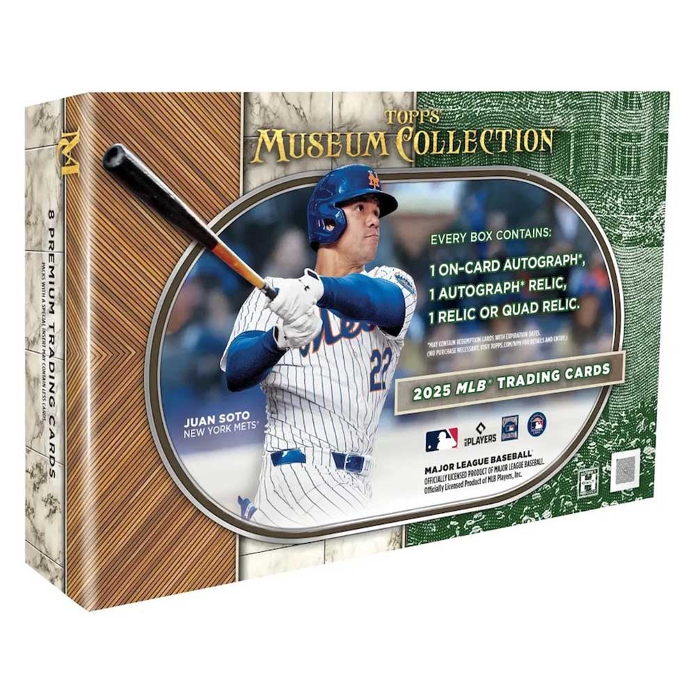 MLB 2025 Topps Museum Collection Baseball Hobby Box 2/7入荷 店頭