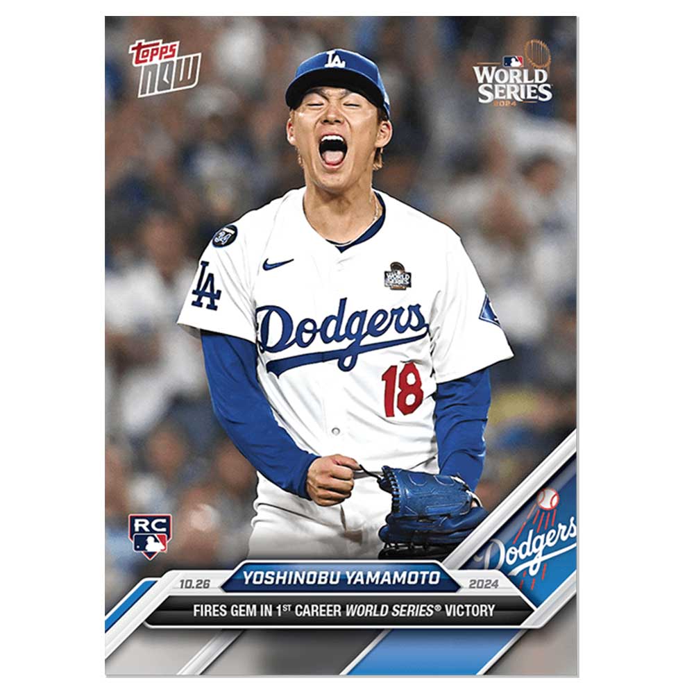 【メジャー移籍！3年連続MVP！WBC大活躍選手】山本由伸 選手のルーキーカード ドジャース 】#山本由伸 が日本人投手初の #ワールドシリーズ MVPを