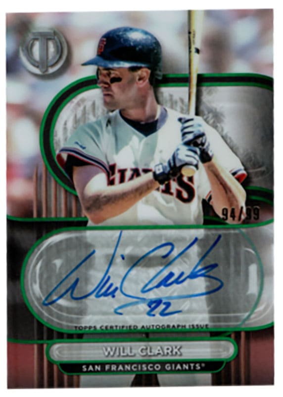 ウィル・クラーク/Will Clark 2024 Topps Tribute auto 94/99
