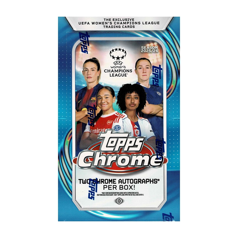 2025-26 Topps Chrome UEFA Women's Champions League Soccer Hobby