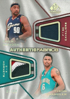 ドリュー グッデン / タイソン チャンドラー NBAカード 2007/08 SP