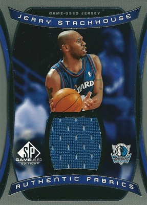 ジェリー スタックハウス NBAカード 2004/05 SP Game Used Authentic 