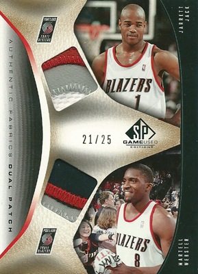 ジャレット ジャック / マーテル ウェブスター NBAカード 06/07 SP