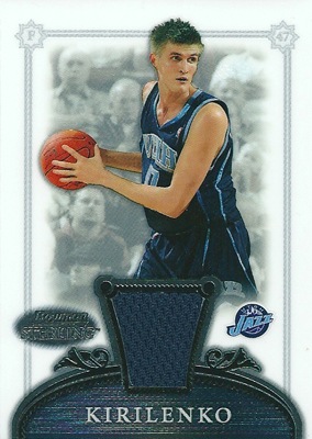 アンドレイ キリレンコ NBAカード 06/07 Bowman Sterling Jersey 
