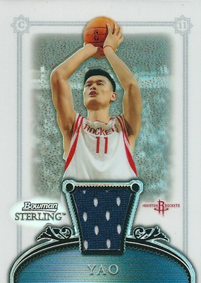 ヤオ ミン NBAカード 06/07 Bowman Sterling Jersey Refractors 199枚